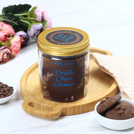 Double choco brownie